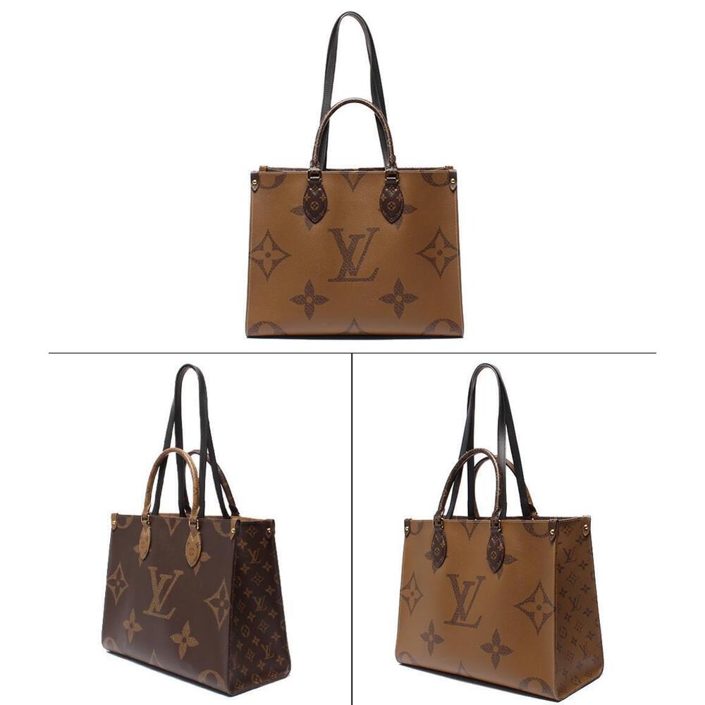 Louis Vuitton Handbag Giant Shoulder Bag Monogram the Go Tote On Reverse